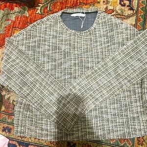 Mango crop long sleeve top size L